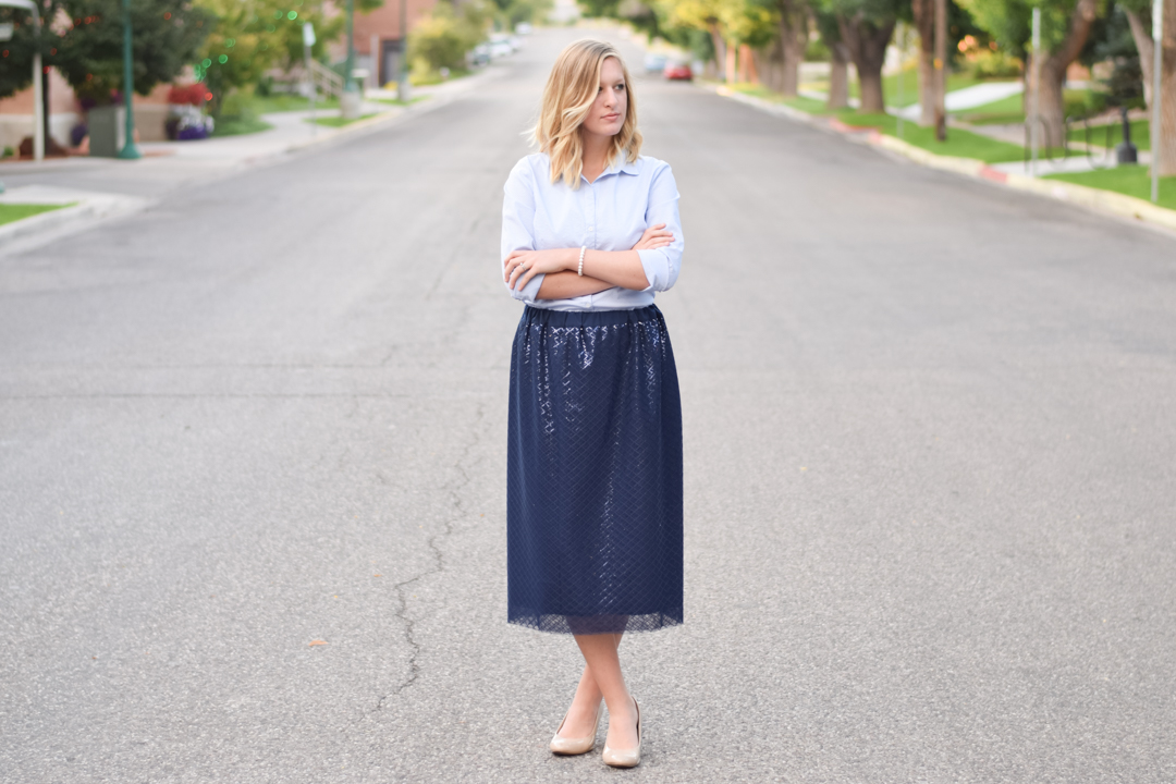 DIY Sequin Skirt