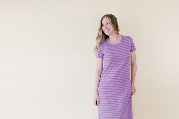 Panama Tee Dress [View C, Short Sleeve]