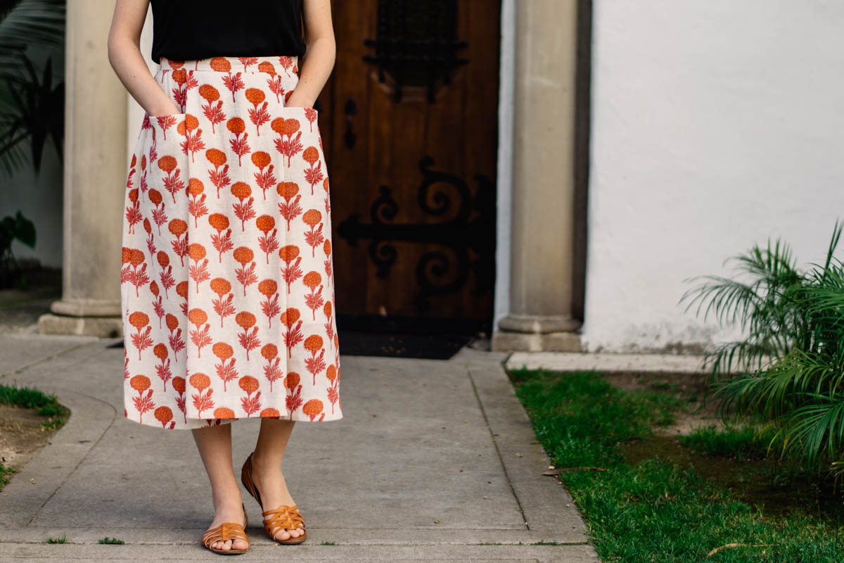 Patti Pocket Skirt + theDelhiStore