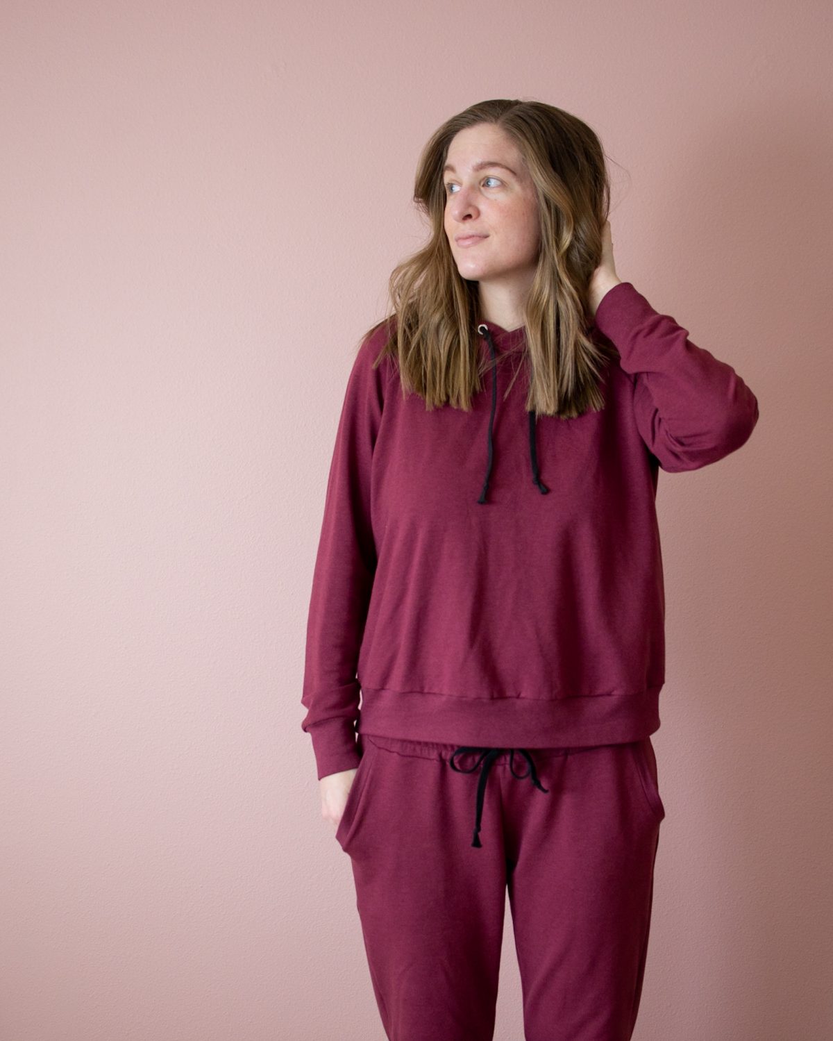 Pink Loungewear Ft. Page Hoodie + Hudson Pants