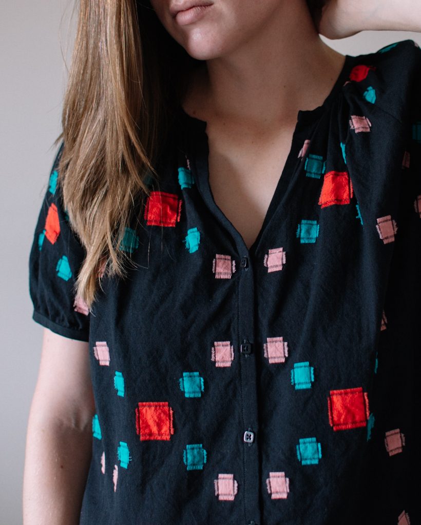 Roscoe Blouse [Button up, short sleeved]