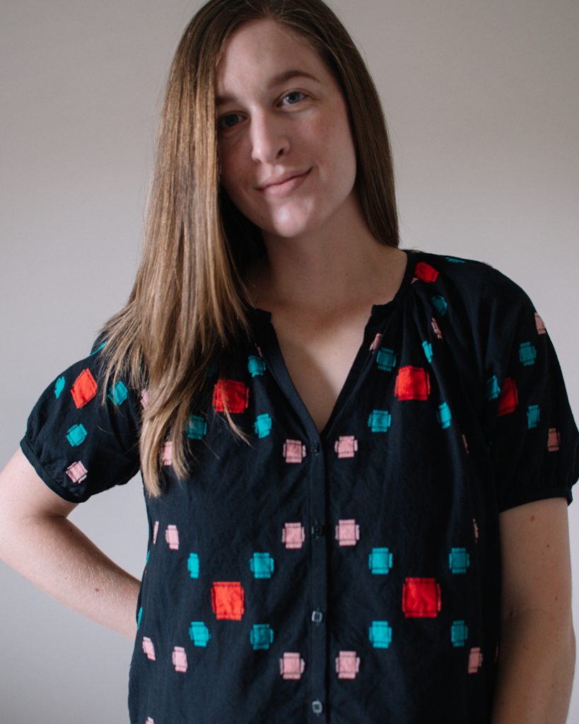 Roscoe Blouse [Button up, short sleeved]