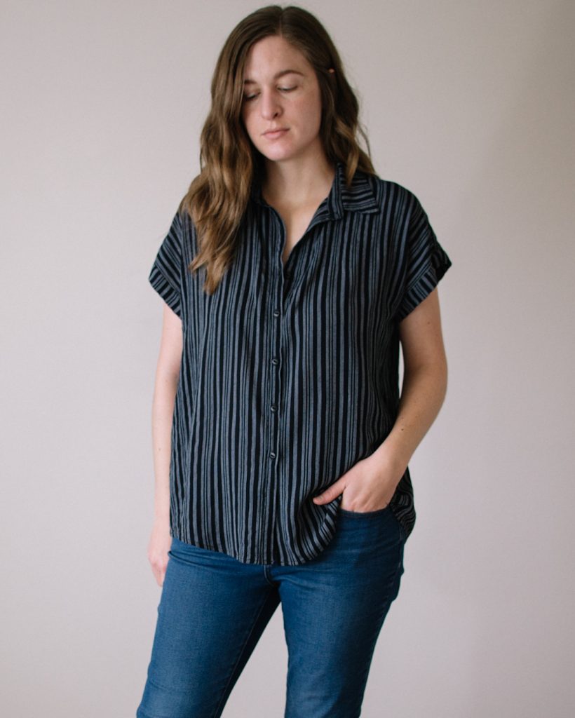 Crinkle Rayon Crepe - Kalle Shirt