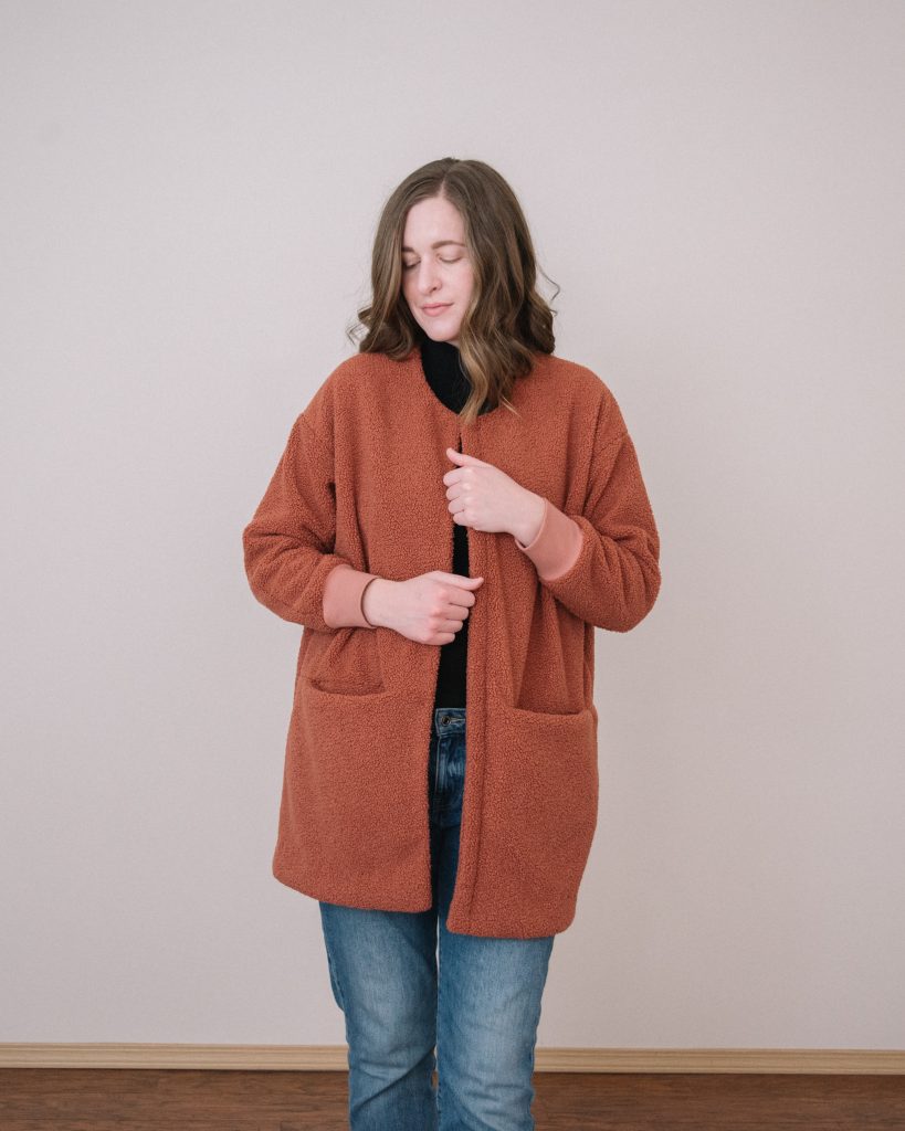 Teddy sherpa cardigan sale