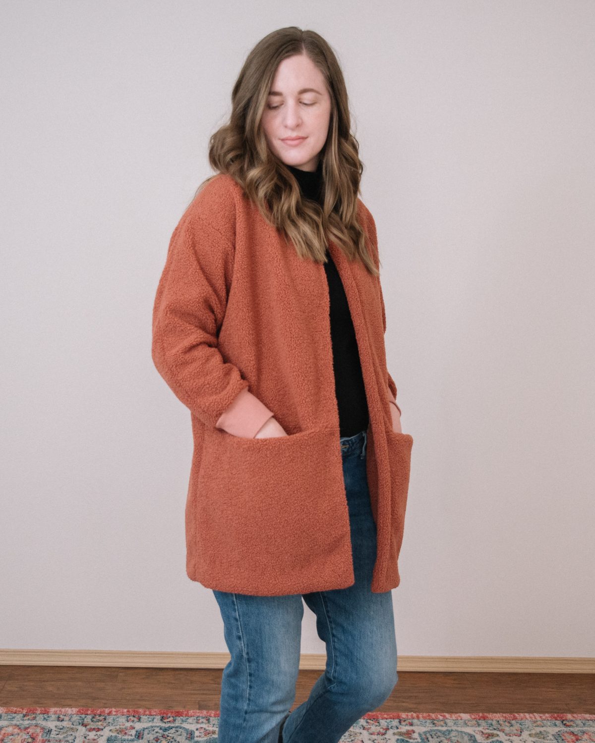 Named Esme Cardigan – Sherpa Teddy Coat