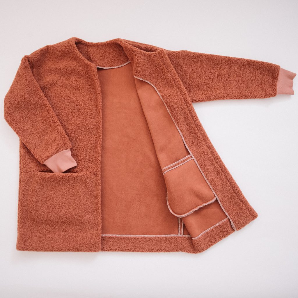 Esme Cardigan by Named | Teddy Coat | The Sewing Things Blog