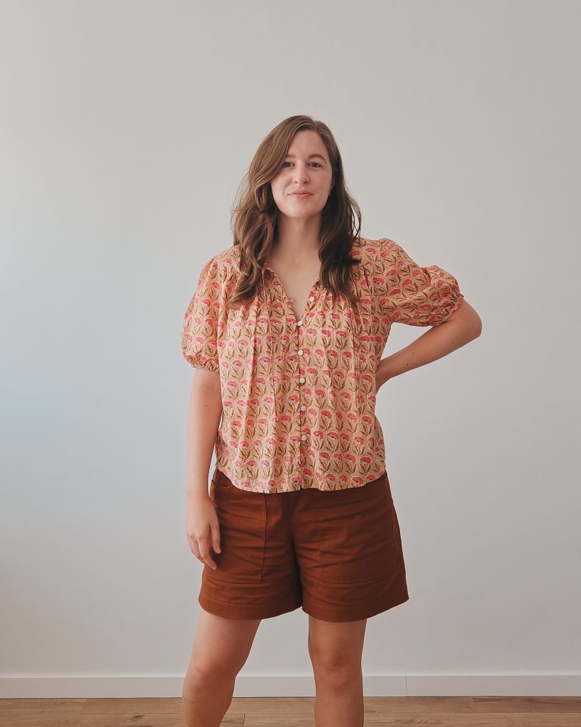 Nusch Blouse by Bertina Paris | The Sewing Things Blog