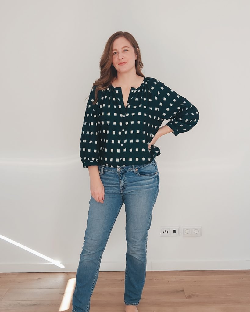 Roscoe Blouse Button Front by True Bias | The Sewing Things Blog