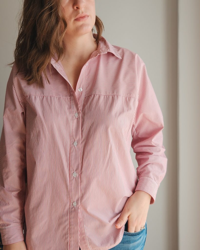 Olya Shirt by Paper Theory Patterns | The Sewing Things Blog