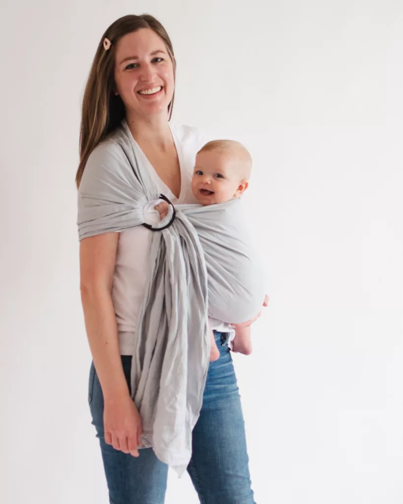 DIY Ring Sling Tutorial by The Sewing Things Blog