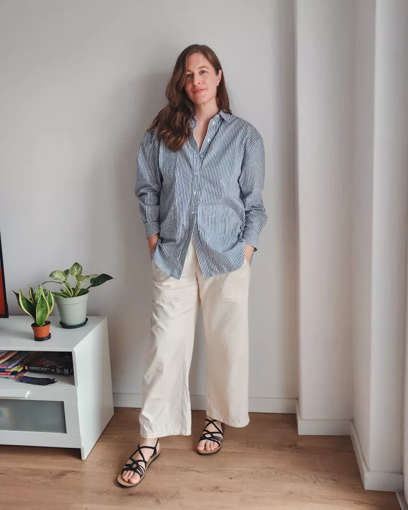 Viki Sews Cynthia Blouse & Sew House 7 Free Range Slacks | The Sewing Thing Blog