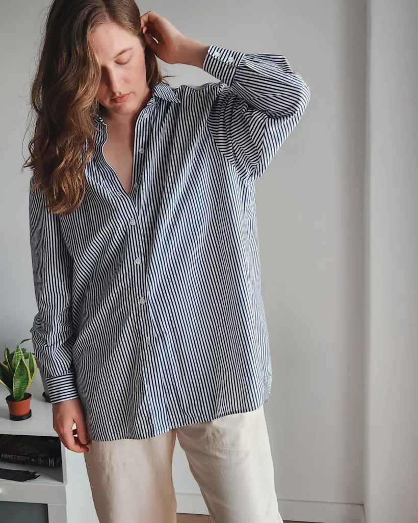 Viki Sews Cynthia Blouse & Sew House 7 Free Range Slacks | The Sewing Thing Blog