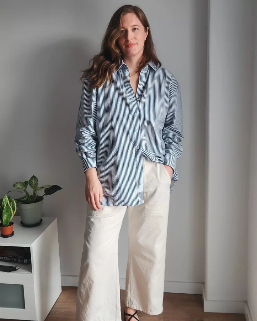 Viki Sews Cynthia Blouse & Sew House 7 Free Range Slacks | The Sewing Thing Blog