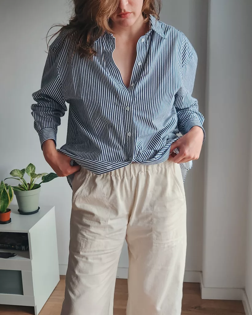 Viki Sews Cynthia Blouse & Sew House 7 Free Range Slacks | The Sewing Thing Blog