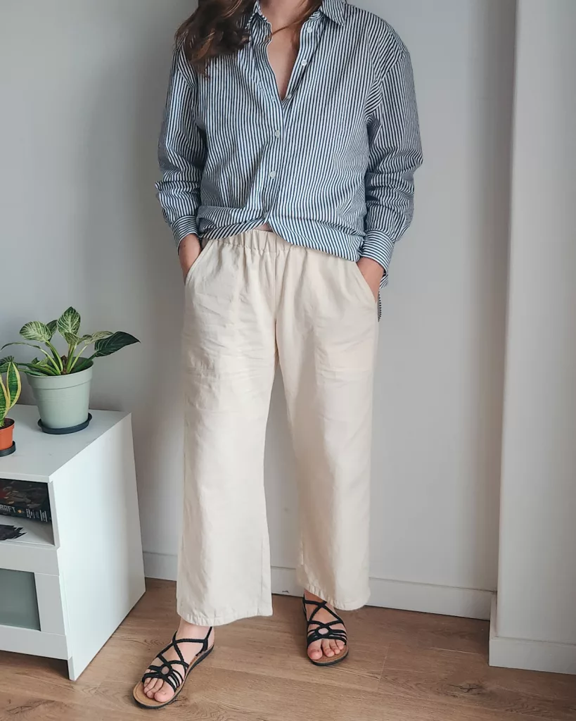 Viki Sews Cynthia Blouse & Sew House 7 Free Range Slacks | The Sewing Thing Blog