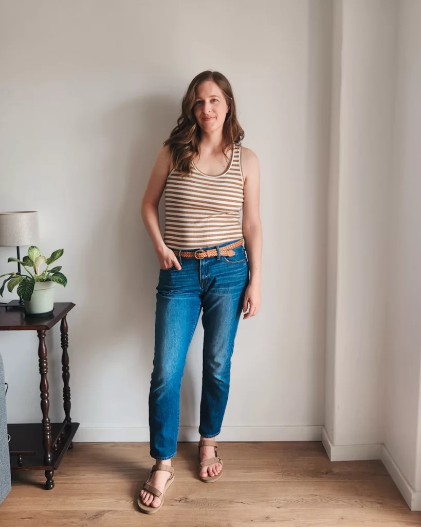 Allie Olson Kila Tank | The Sewing Things Blog