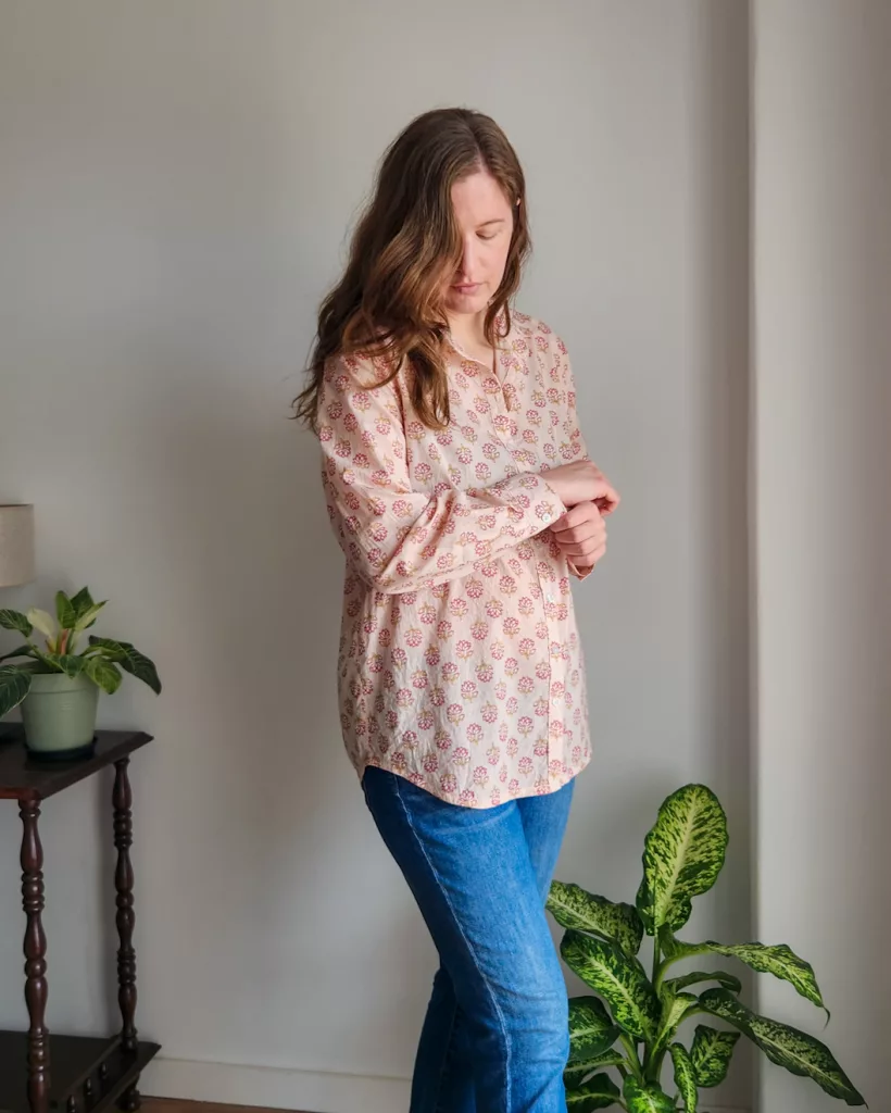 Noa Shirt by Fabrics-Store.com | The Sewing Things Blog
