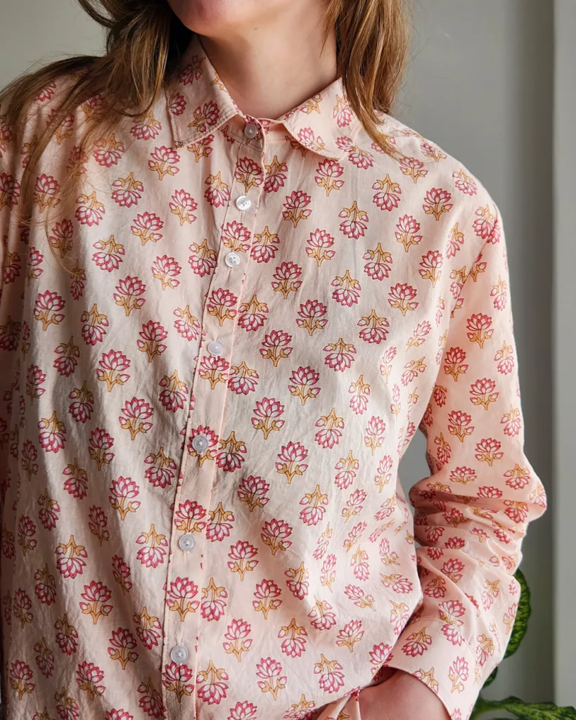 Noa Shirt by Fabrics-Store.com | The Sewing Things Blog