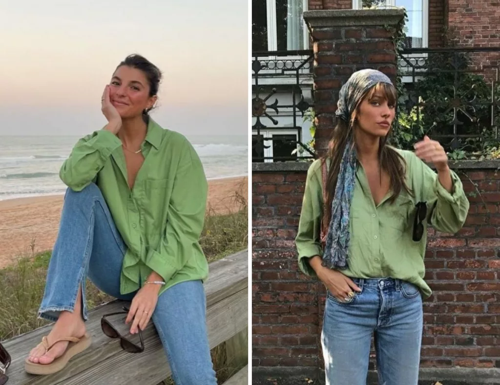 Pinterest Inspiration for Green Shirts | The Sewing Thing Blog