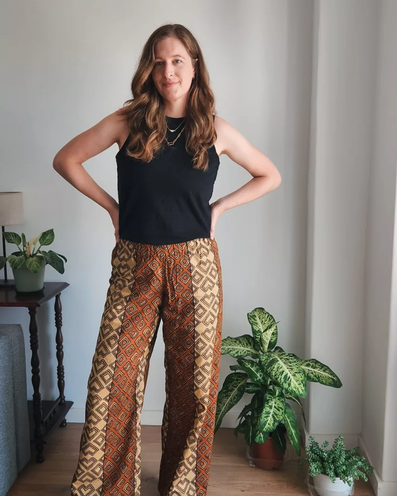 African Cotton Print Pomona Pants by Anna Allen | The Sewing Things Blog