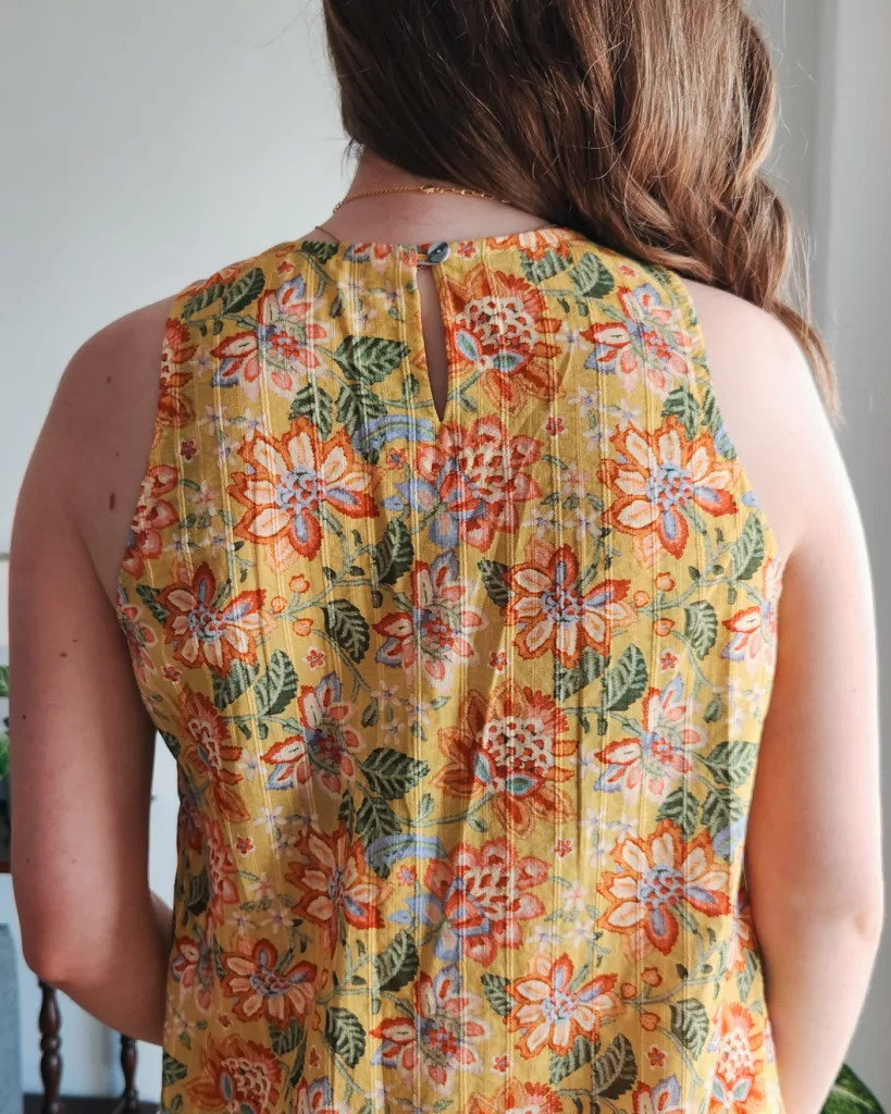 Ruby Dress (heavily modified) by Tessuti Fabrics | The Sewing Things Blog