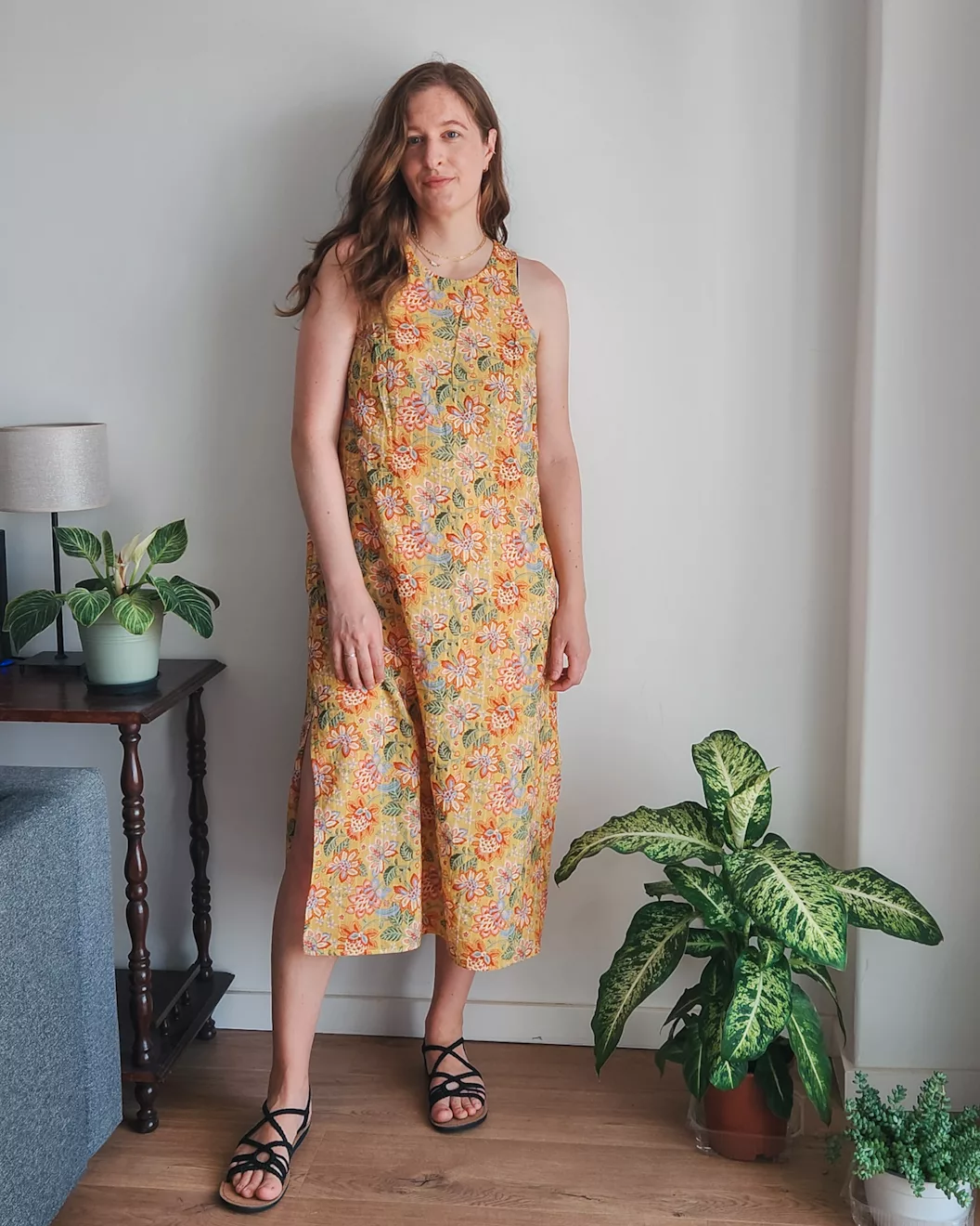 Floral Ruby Dress (heavily modified)