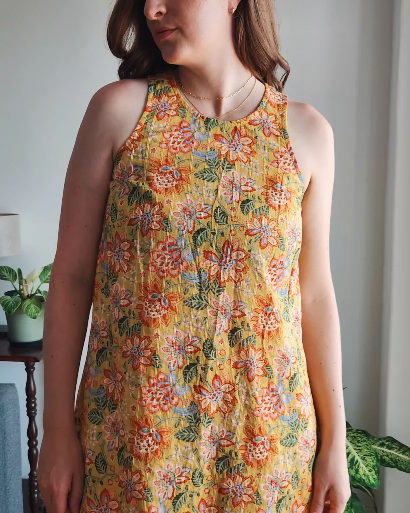Ruby Dress (heavily modified) by Tessuti Fabrics | The Sewing Things Blog