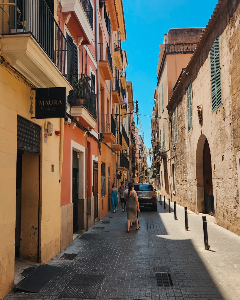 The streets of Mallorca, Spain