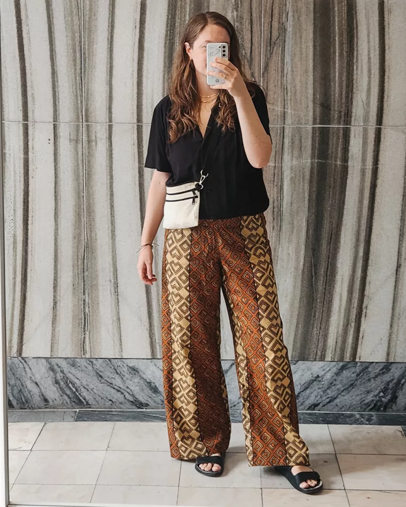 African Cotton Print Pomona Pants by Anna Allen | The Sewing Things Blog