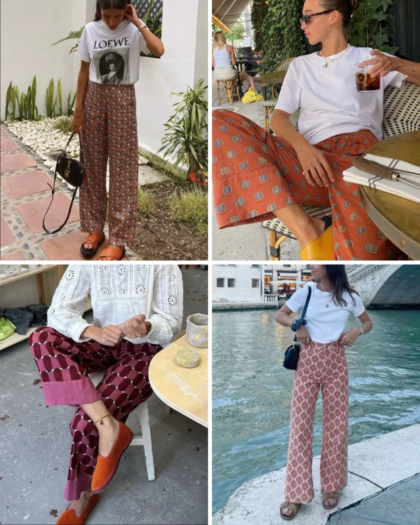 Print Pant Inspiration Photos from Pinterest